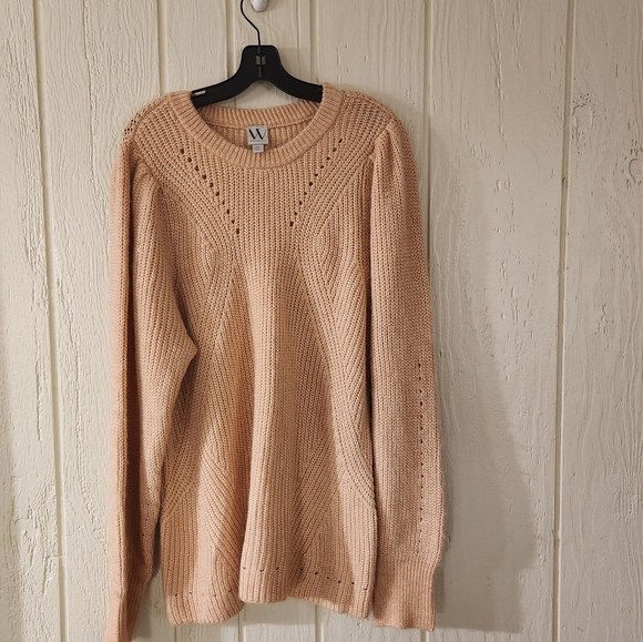 Worthington Ballon Sleeve Crew Neck Sweater - Picture 10 of 11